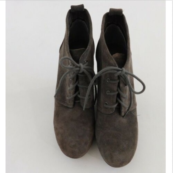 Jessica Simpson Wedges High Heel Booties Gray 7 M - Picture 6 of 8